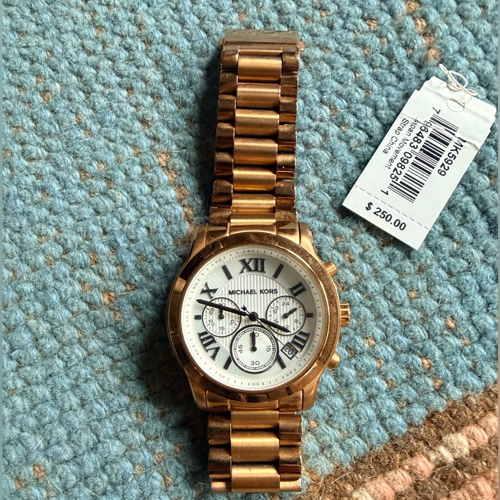 Michael Kors Gold Chronograph Watch